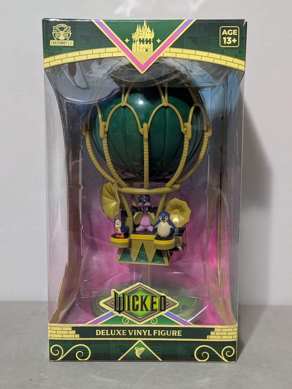 Wicked Deluxe Vinyl Figure - CultureFly Green & Gold Hot Air Balloon